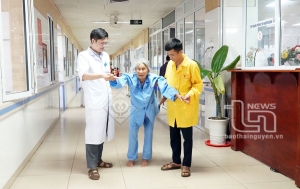 인공관절 치환술을 성공적으로 받은 108세 노인