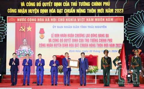 신농촌 표준을 도달하여 결정서를 받는 딘화