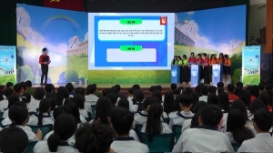 타이응우옌에서활기있게진행된 ‘마약없는학교’ 경연대회