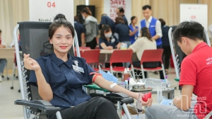 삼성전자 베트남타이응우옌, 지역사회에 약 57,000유닛의 혈액기부